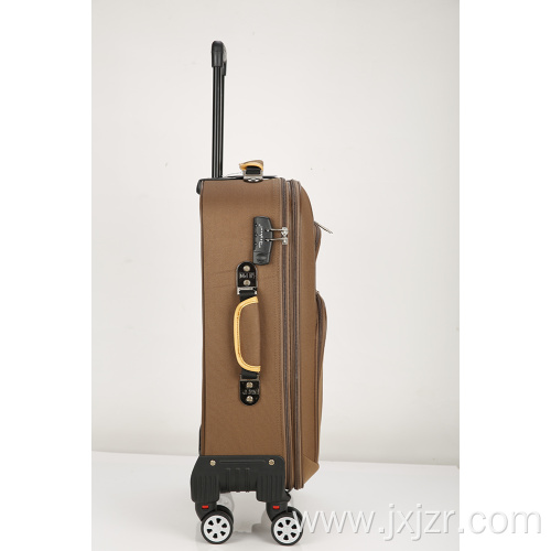 Polyester EVA softside trolley suitcase